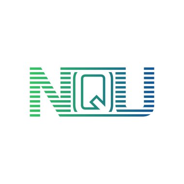 Modern NQU Logo Tasarımı. NQU 'nun Minimalist, Profesyonel ve Çok Yönlü İşletme Kimliği Simgesi