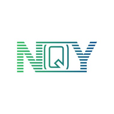 Modern NQY Logo Tasarımı. İş Kimliği için NQY Minimalist, Profesyonel ve Çok Yönlü Markalaştırma Simgesi
