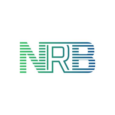 Modern NRB Logo Tasarımı. Harf NRB İş Kimliği Minimalist, Profesyonel ve Çok Yönlü Markalaştırma Simgesi