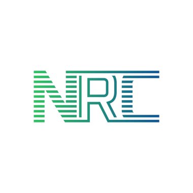 Modern NRC Logo Tasarımı. Harf NRC İş Kimliği Minimalist, Profesyonel ve Çok Yönlü Markalaştırma Simgesi