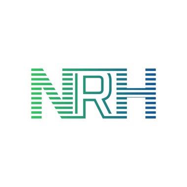 Modern NRH Logo Tasarımı. İş Kimliği için NRH Minimalist, Profesyonel ve Çok Yönlü Markalaştırma Simgesi