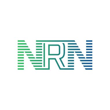 Modern NRN Logo Tasarımı. İşletme Kimliği İçin NRN Minimalist, Profesyonel ve Çok Yönlü Markalaştırma Simgesi