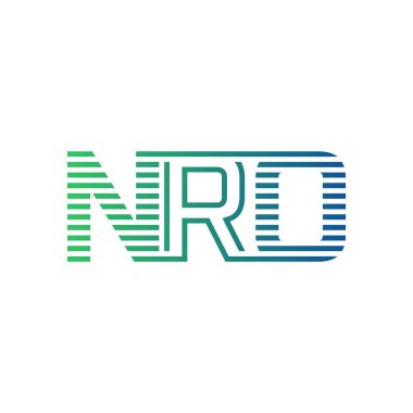 Modern NRO Logo Tasarımı. İş Kimliği için NRO Minimalist, Profesyonel ve Çok Yönlü Markalaştırma Simgesi