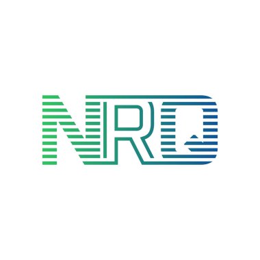 Modern NRQ Logo Tasarımı. Harf NRQ İş Kimliği Minimalist, Profesyonel ve Çok Yönlü Markalaştırma Simgesi