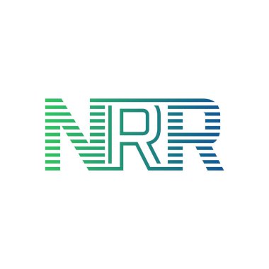 Modern NRR Logo Tasarımı. Harf NRR İş Kimliği Minimalist, Profesyonel ve Çok Yönlü Markalaştırma Simgesi