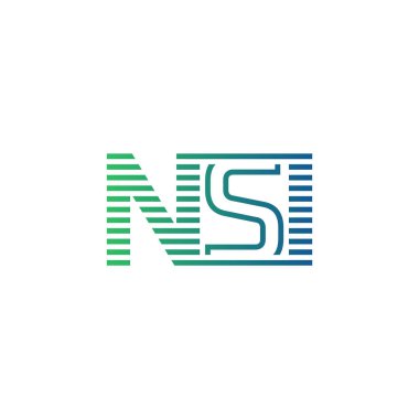 Modern NSI Logo Tasarımı. İş Kimliği için NSI Minimalist, Profesyonel ve Çok Yönlü Markalaştırma Simgesi