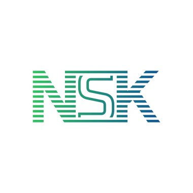 Modern NSK Logo Design. Letter NSK Minimalist, Professional, and Versatile Branding Icon for Business Identity clipart