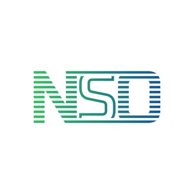 Modern NSO Logo Tasarımı. İş Kimliği için NSO Minimalist, Profesyonel ve Çok Yönlü Markalaştırma Simgesi