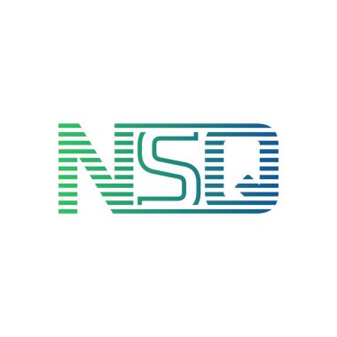 Modern NSQ Logo Tasarımı. İş Kimliği için NSQ Minimalist, Profesyonel ve Çok Yönlü Markalaştırma Simgesi