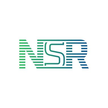 Modern NSR Logo Tasarımı. Harf NSR İş Kimliği Minimalist, Profesyonel ve Çok Yönlü Markalaştırma Simgesi