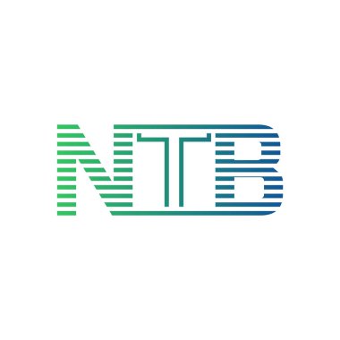 Modern NTB Logo Tasarımı. Harf NTB İş Kimliği Minimalist, Profesyonel ve Çok Yönlü Markalaştırma Simgesi