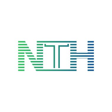 Modern NTH Logo Tasarımı. İş Kimliği için NTH Minimalist, Profesyonel ve Çok Yönlü Markalaştırma Simgesi