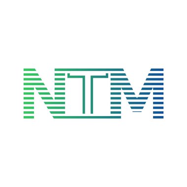 Modern NTM Logo Tasarımı. İşletme Kimliği İçin NTM Minimalist, Profesyonel ve Çok Yönlü Markalaştırma Simgesi