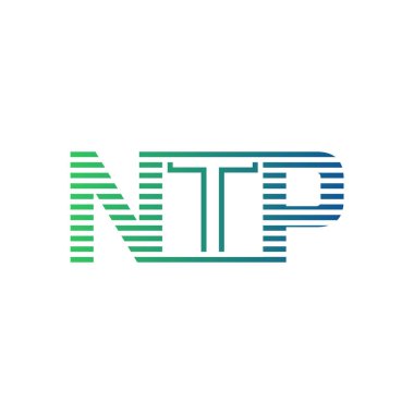 Modern NTP Logo Tasarımı. Harf NTP İş Kimliği Minimalist, Profesyonel ve Çok Yönlü Markalaştırma Simgesi