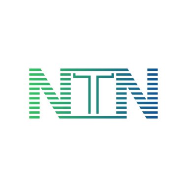 Modern NTN Logo Tasarımı. İş Kimliği için NTN Minimalist, Profesyonel ve Çok Yönlü Markalaştırma Simgesi