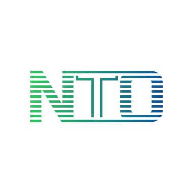 Modern NTO Logo Tasarımı. İş Kimliği için NTO Minimalist, Profesyonel ve Çok Yönlü Markalaştırma Simgesi