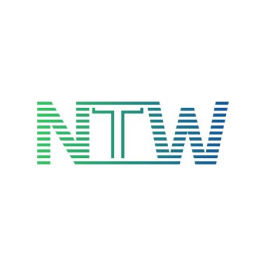 Modern NTW Logo Tasarımı. Harf NTW İş Kimliği Minimalist, Profesyonel ve Çok Yönlü Markalaştırma Simgesi
