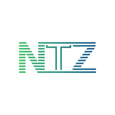 Modern NTZ Logo Tasarımı. Harf NTZ İş Kimliği Minimalist, Profesyonel ve Çok Yönlü Markalaştırma Simgesi