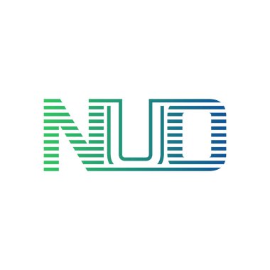 Modern NUO Logo Tasarımı. İş Kimliği için NUO Minimalist, Profesyonel ve Çok Yönlü Markalaştırma Simgesi