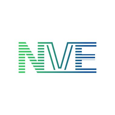 Modern NVE Logo Tasarımı. İş Kimliği için NVE Minimalist, Profesyonel ve Çok Yönlü Markalaştırma Simgesi