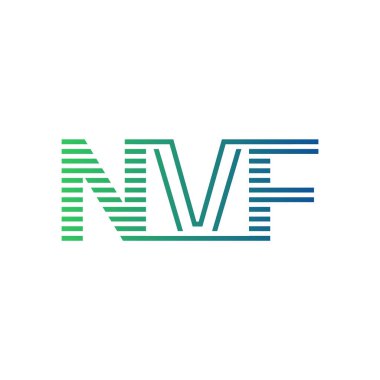 Modern NVF Logo Tasarımı. NVF Minimalist, Profesyonel ve İşletme Kimliği İçin Çok Yönlü Markalaştırma Simgesi