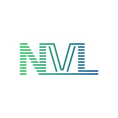 Modern NVL Logo Tasarımı. Harf NVL İşletme Kimliği Minimalist, Profesyonel ve Çok Yönlü Markalaştırma Simgesi