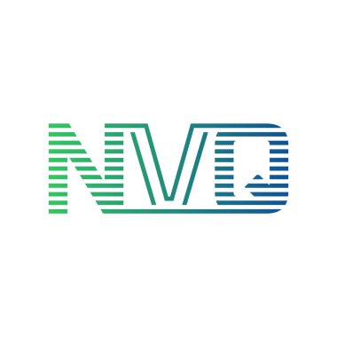 Modern NVQ Logo Design. Letter NVQ Minimalist, Professional, and Versatile Branding Icon for Business Identity clipart