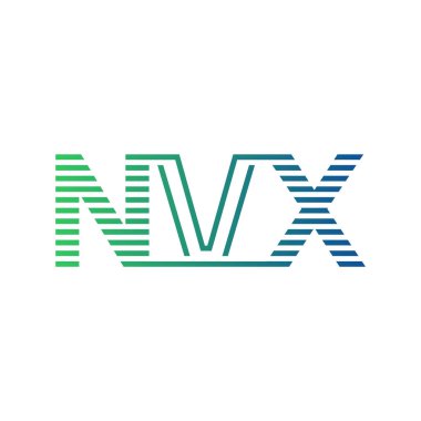 Modern NVX Logo Design. Letter NVX Minimalist, Professional, and Versatile Branding Icon for Business Identity clipart