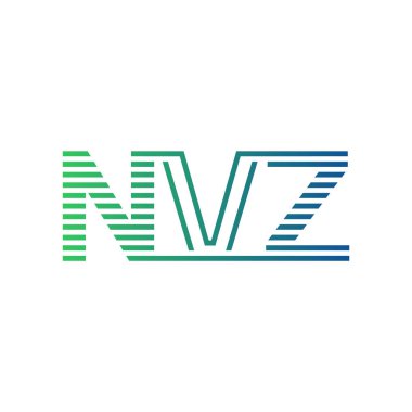 Modern NVZ Logo Tasarımı. İş Kimliği için NVZ Minimalist, Profesyonel ve Çok Yönlü Markalaştırma Simgesi