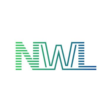 Modern NWL Logo Tasarımı. İşletme Kimliği İçin NWL Minimalist, Profesyonel ve Çok Yönlü Markalaştırma Simgesi