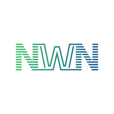 Modern NWN Logo Tasarımı. İş Kimliği için NWN Minimalist, Profesyonel ve Çok Yönlü Markalaştırma Simgesi