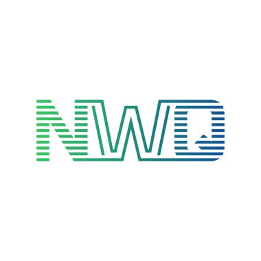 Modern NWQ Logo Tasarımı. İş Kimliği için NWQ Minimalist, Profesyonel ve Çok Yönlü Markalaştırma Simgesi
