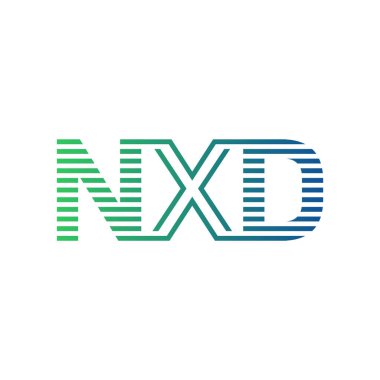 Modern NXD Logo Tasarımı. NXD Harfi Minimalist, Profesyonel ve İşletme Kimliği İçin Çok Yönlü Markalaşma Simgesi
