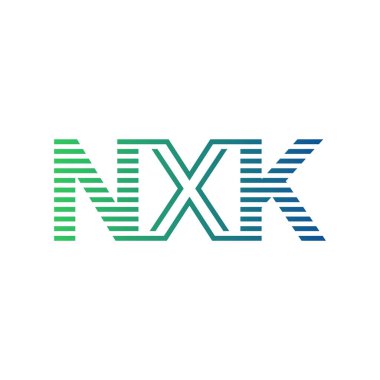 Modern NXK Logo Tasarımı. İşletme Kimliği İçin NXK Minimalist, Profesyonel ve Çok Yönlü Markalaştırma Simgesi