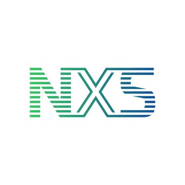 Modern NXS Logo Tasarımı. Harf NXS İş Kimliği Minimalist, Profesyonel ve Çok Yönlü Markalaştırma Simgesi