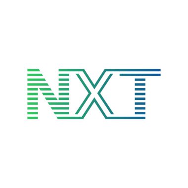 Modern NXT Logo Tasarımı. İşletme Kimliği İçin NXT Minimalist, Profesyonel ve Çok Yönlü Markalaştırma Simgesi