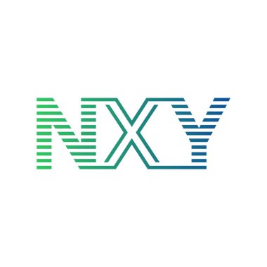 Modern NXY Logo Tasarımı. İş Kimliği için NXY Minimalist, Profesyonel ve Çok Yönlü Markalaştırma Simgesi