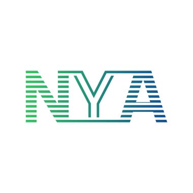 Modern NYA Logo Tasarımı. NYA Minimalist, Profesyonel ve Çok Yönlü İşletme Kimliği Simgesi