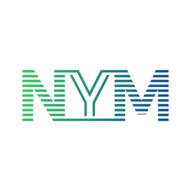 Modern NYM Logo Tasarımı. NYM Minimalist, Profesyonel ve Çok Yönlü İşletme Kimliği Simgesi