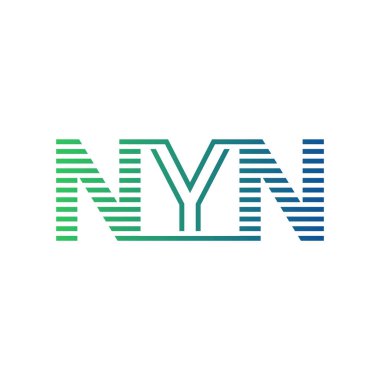 Modern NYN Logo Tasarımı. NYN Minimalist, Profesyonel ve Çok Yönlü İşletme Kimliği Simgesi