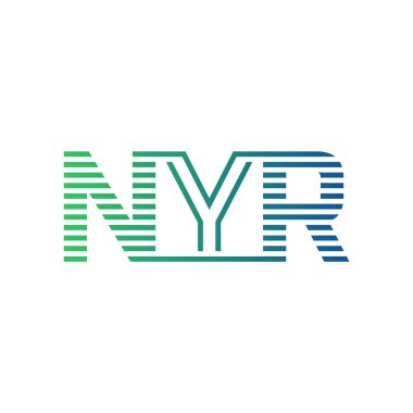 Modern NYR Logo Tasarımı. NYR Minimalist, Profesyonel ve Çok Yönlü İşletme Kimliği Simgesi