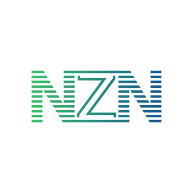 Modern NZN Logo Tasarımı. İş Kimliği için NZN Minimalist, Profesyonel ve Çok Yönlü Markalaştırma Simgesi