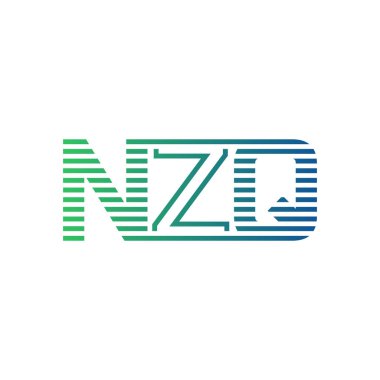 Modern NZQ Logo Tasarımı. İş Kimliği için NZQ Minimalist, Profesyonel ve Çok Yönlü Markalaştırma Simgesi