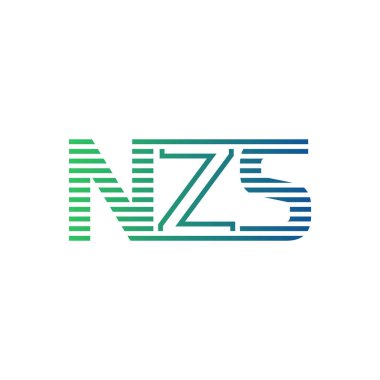 Modern NZS Logo Tasarımı. Ticari Kimlik İçin NZS Minimalist, Profesyonel ve Çok Yönlü Markalaştırma Simgesi