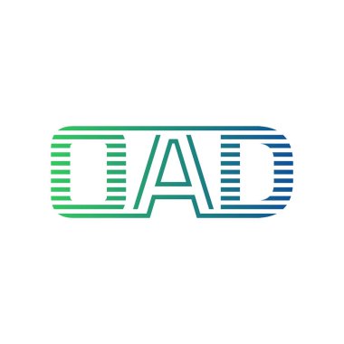 Modern OAD Logo Tasarımı. İş Kimliği için OAD Minimalist, Profesyonel ve Çok Yönlü Markalaştırma Simgesi