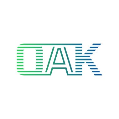 Modern OAK Logo Tasarımı. İş Kimliği OAK Minimalist, Profesyonel ve Çok Yönlü Markalaştırma Simgesi