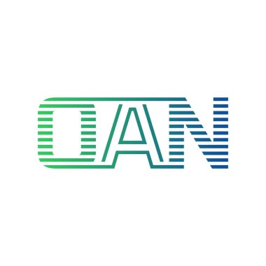 Modern OAN Logo Tasarımı. OAN Minimalist, Profesyonel ve İş Kimliği için Çok Yönlü Markalaştırma Simgesi