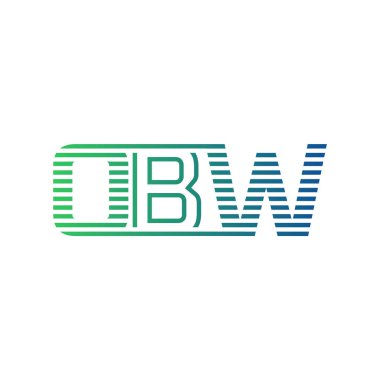 Modern OBW Logo Tasarımı. OBW Minimalist, Profesyonel ve Çok Yönlü İşletme Kimliği Simgesi