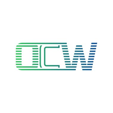 Modern OCW Logo Tasarımı. OCW Minimalist, Profesyonel ve Çok Yönlü İşletme Kimliği Simgesi
