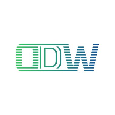 Modern ODW Logo Tasarımı. İş Kimliği için ODW Minimalist, Profesyonel ve Çok Yönlü Markalaştırma Simgesi
